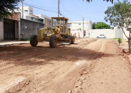 Prefeitura d incio  pavimentao de  cinco ruas do Jardim Paraso na zona oeste